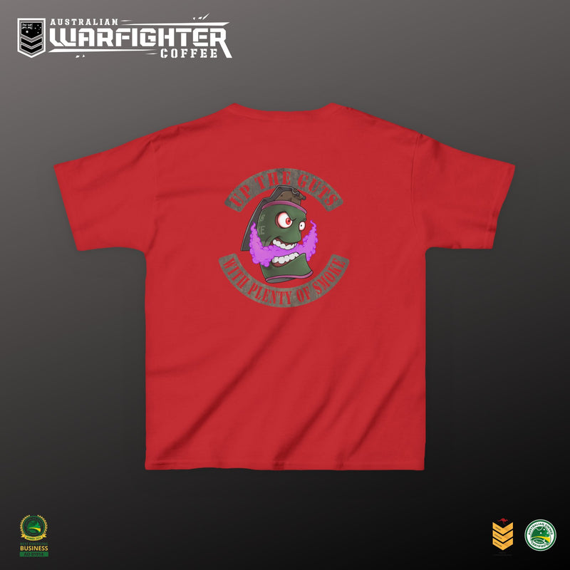 Violet Smoke Kids Heavy Cotton™ Tee - Australian Warfighters Coffee