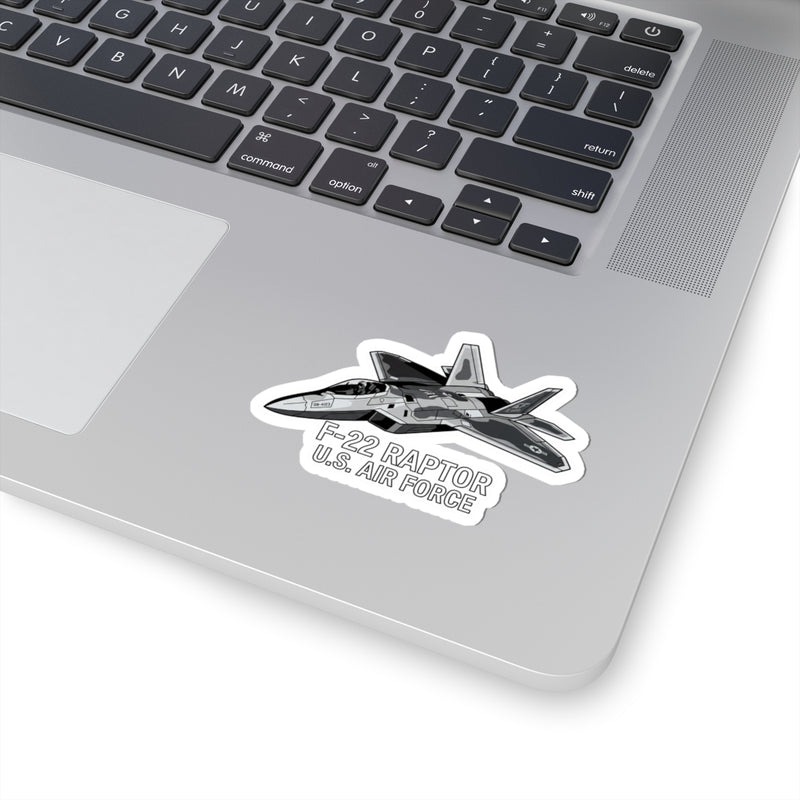 F-22 Raptor U.S. Air Force Sticker — Military Jet Kiss-Cut Decal - Australian Warfighters Coffee