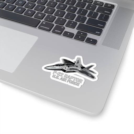 F-22 Raptor U.S. Air Force Sticker — Military Jet Kiss-Cut Decal - Australian Warfighters Coffee