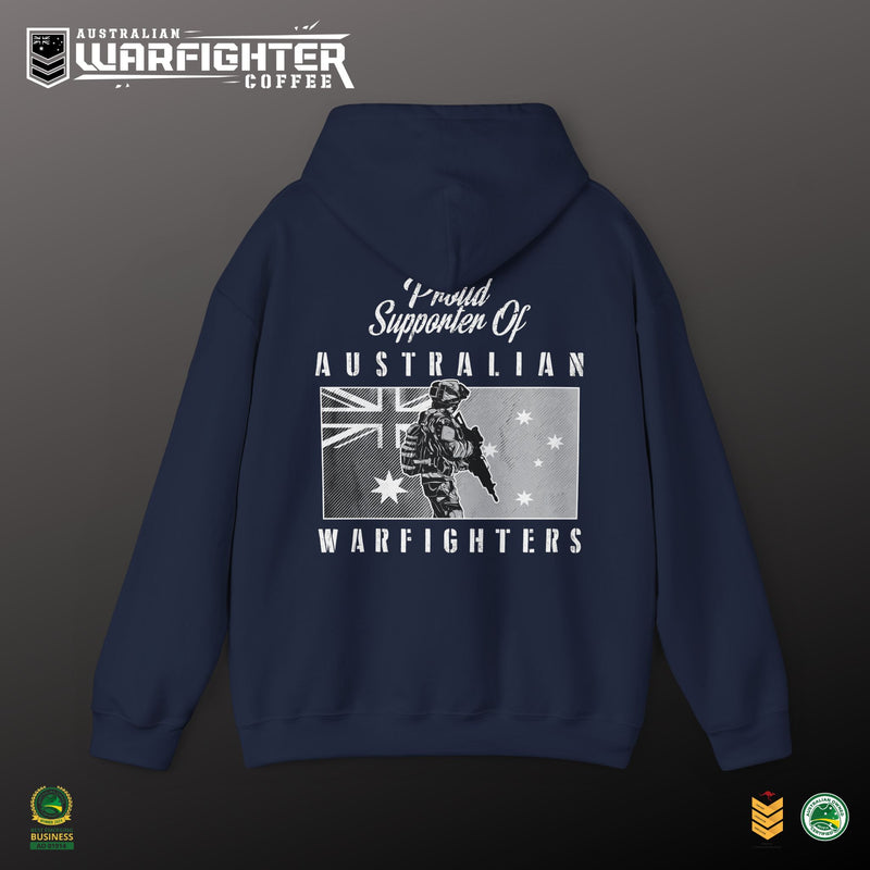 Proud Supporter of Australian Warfighters - Hooded Sweatshirt