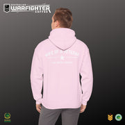 Wife of a Veteran Hoodie — Pink Military Support Pullover - Australian Warfighters Coffee