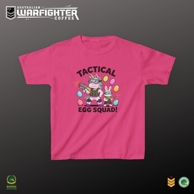 Kids Tee — "Tactical Egg Squad!" - Australian Warfighters Coffee