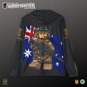 Aussie Flag and Trooper Fishing Shirt - Australian Warfighters Coffee