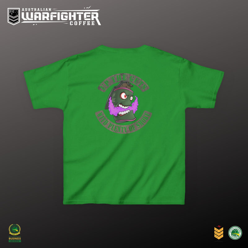 Violet Smoke Kids Heavy Cotton™ Tee - Australian Warfighters Coffee