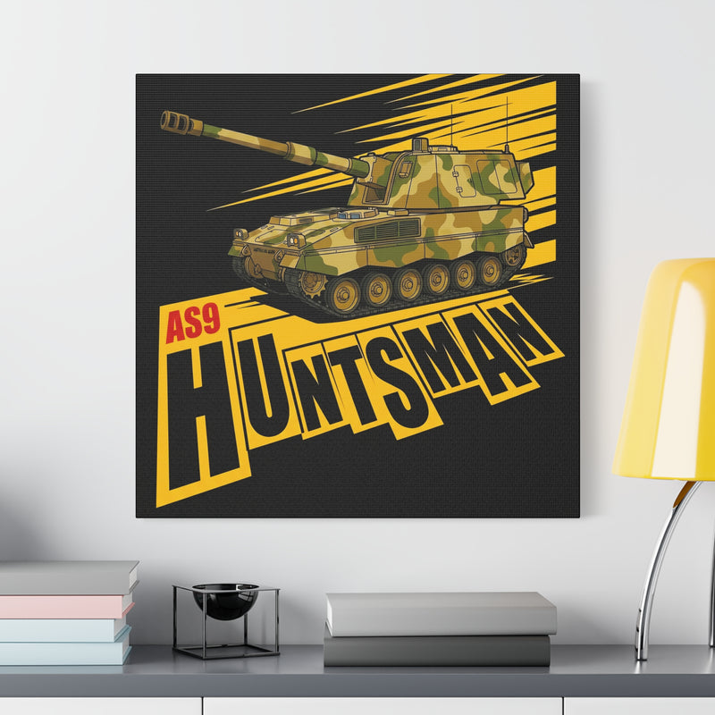 AS9 Huntsman Tank Canvas Print — Military Vehicle Wall Art