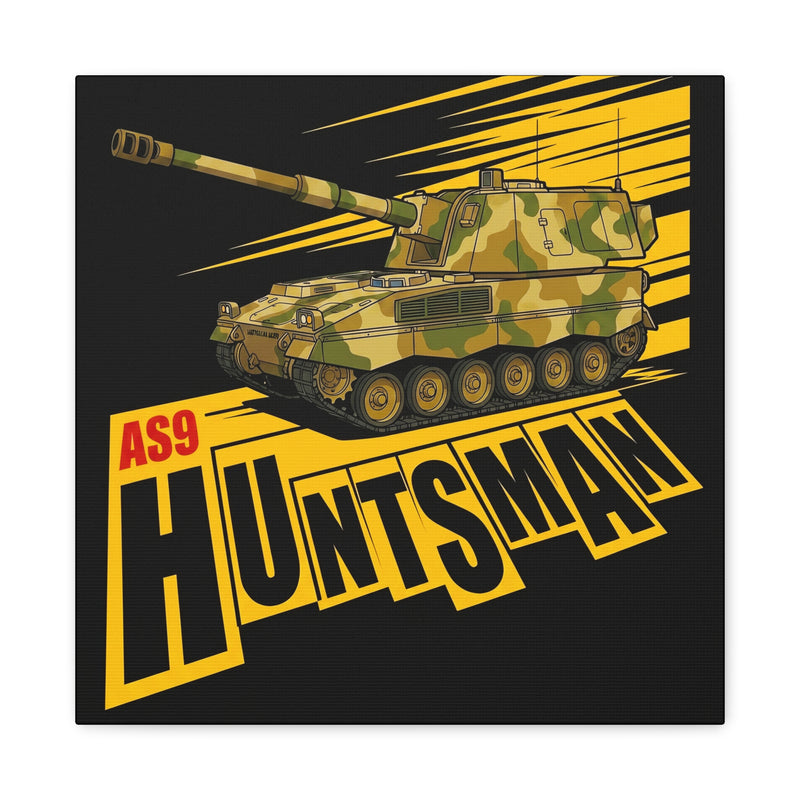 AS9 Huntsman Tank Canvas Print — Military Vehicle Wall Art