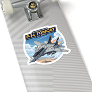 F-14 Tomcat U.S. Navy Aircraft Sticker — Kiss-Cut Military Jet Decal - Australian Warfighters Coffee