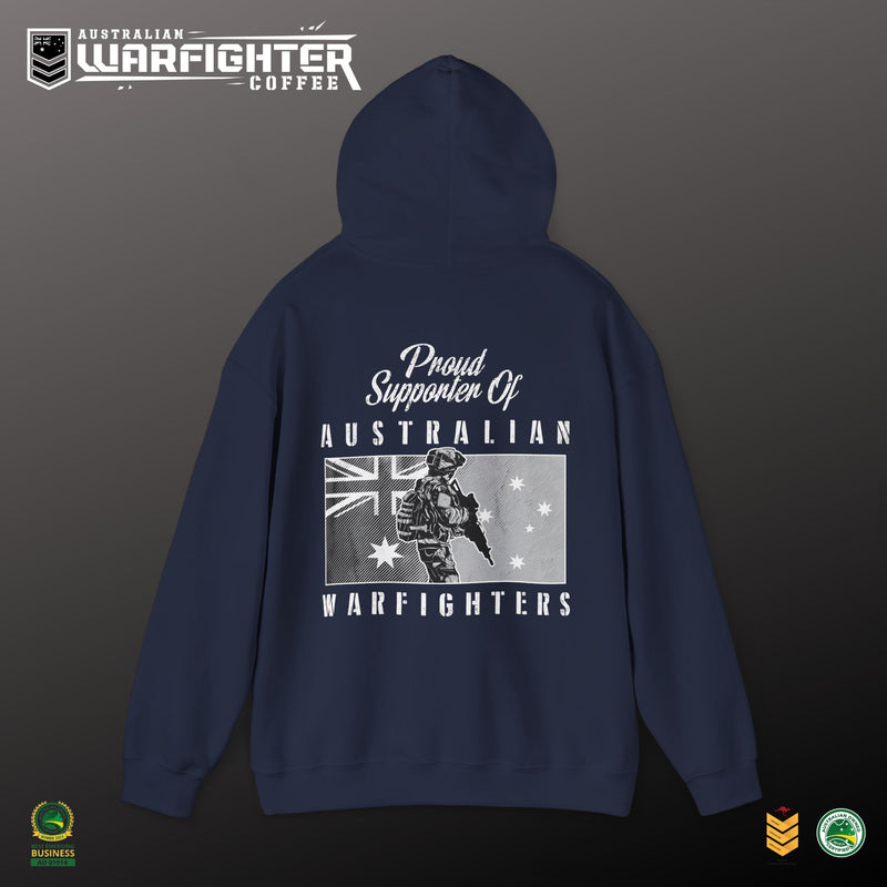 Proud Supporter of Australian Warfighters - Hooded Sweatshirt