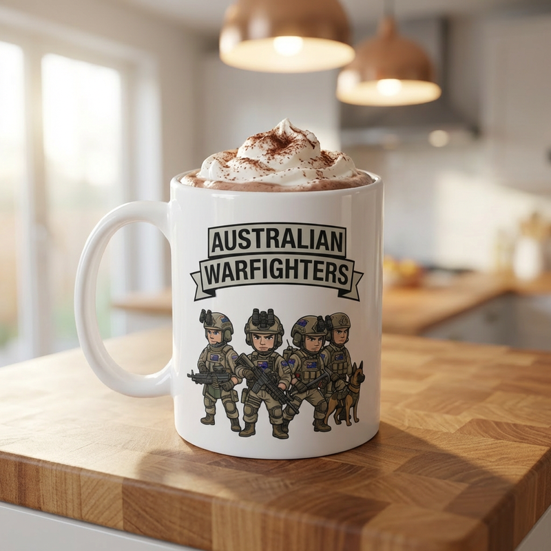 Australian Warfighters Ceramic Coffee Mug - Australian Warfighters Coffee