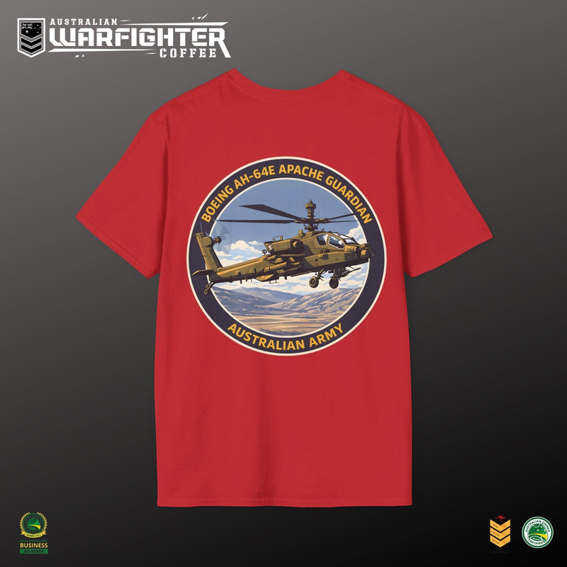 Apache Guardian T-Shirt — Australian Army AH-64E Apache Helicopter Tee