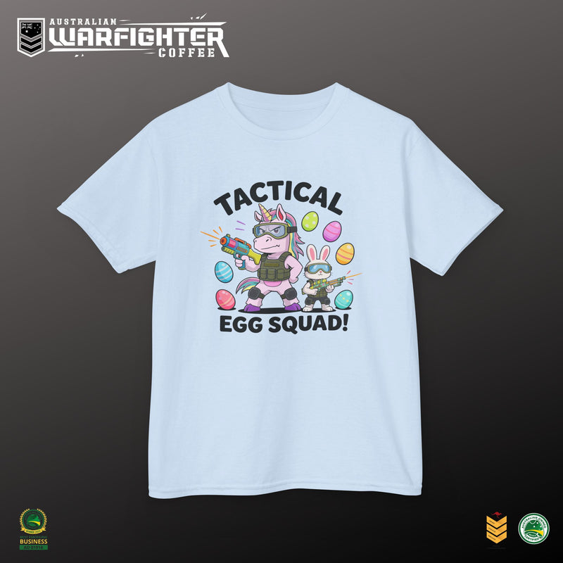 Kids Tee — "Tactical Egg Squad!" - Australian Warfighters Coffee