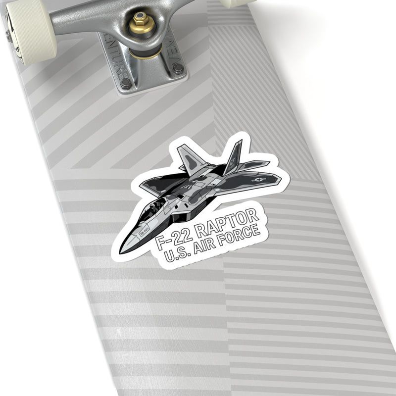 F-22 Raptor U.S. Air Force Sticker — Military Jet Kiss-Cut Decal - Australian Warfighters Coffee