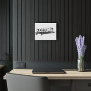 Feed Me Machine Gun Acrylic Print — Military Weapon Wall Art (French Cleat Hanging) - Australian Warfighters Coffee