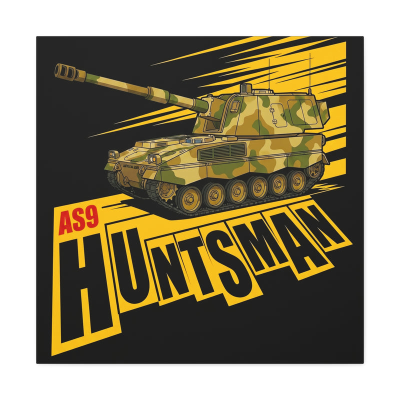 AS9 Huntsman Tank Canvas Print — Military Vehicle Wall Art