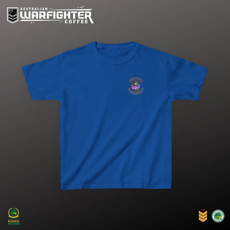 Violet Smoke Kids Heavy Cotton™ Tee - Australian Warfighters Coffee