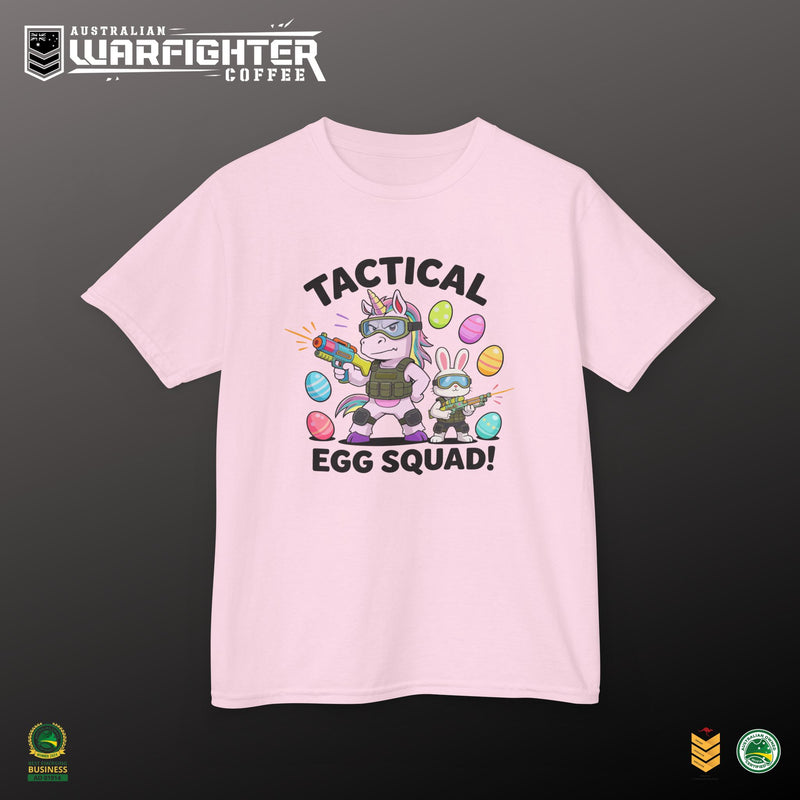 Kids Tee — "Tactical Egg Squad!" - Australian Warfighters Coffee