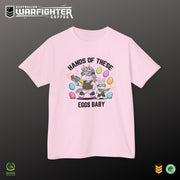 Kids Tee — "Hands of these eggs baby!" - Australian Warfighters Coffee
