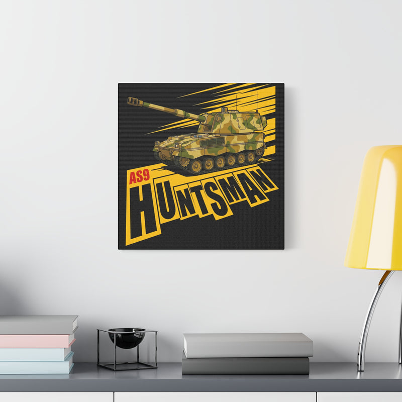 AS9 Huntsman Tank Canvas Print — Military Vehicle Wall Art