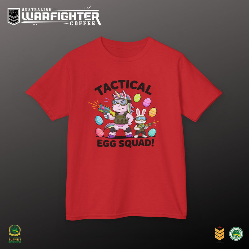 Kids Tee — "Tactical Egg Squad!" - Australian Warfighters Coffee
