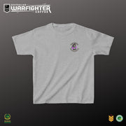 Violet Smoke Kids Heavy Cotton™ Tee - Australian Warfighters Coffee